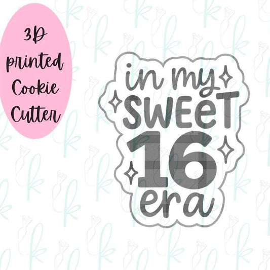 Sweet 16 Era Cookie Cutter