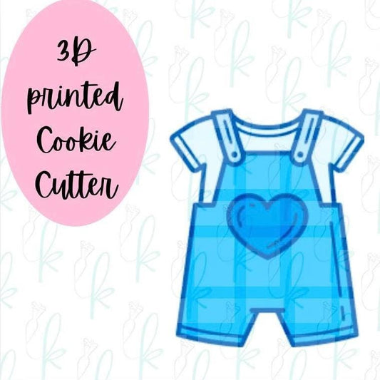 Baby Short Overalls Cookie Cutter