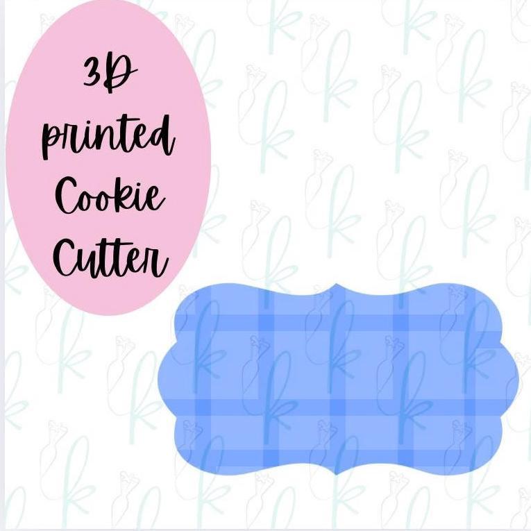 Plaque 2 Cookie Cutter
