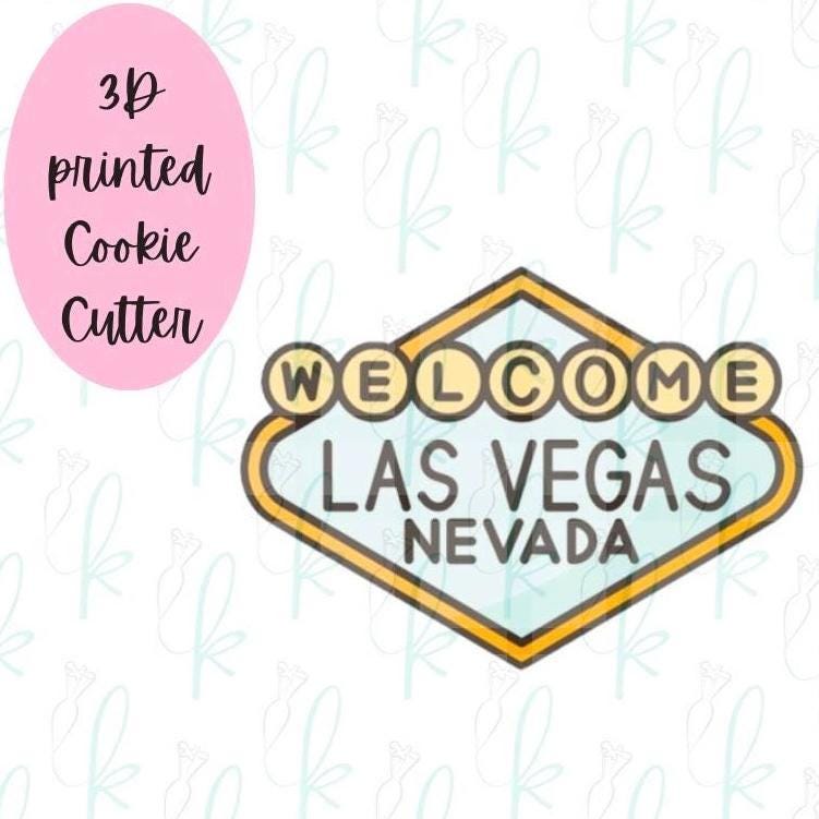 Las Vegas Sign Cookie Cutter