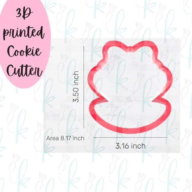 Bow Clamshell Cookie Cutter