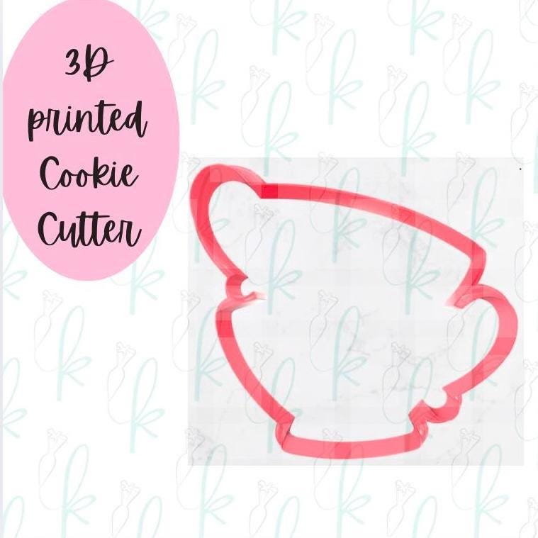 Two Teacups Stack Cookie Cutter