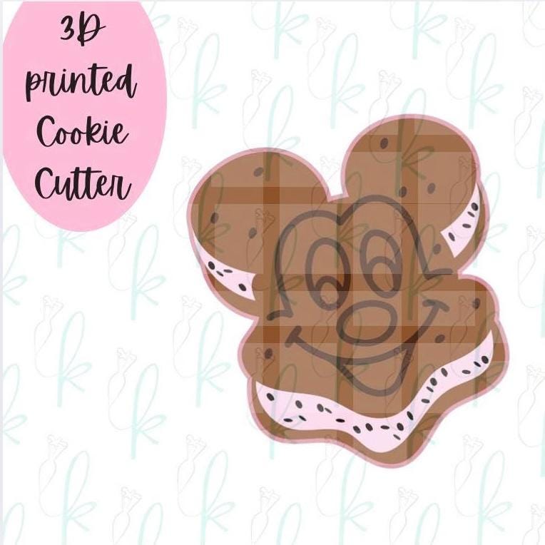 Mouse Ice Cream Sandwich Cookie Cutter