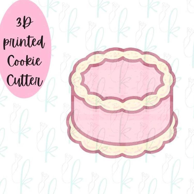 Vintage Round Cake Cookie Cutter