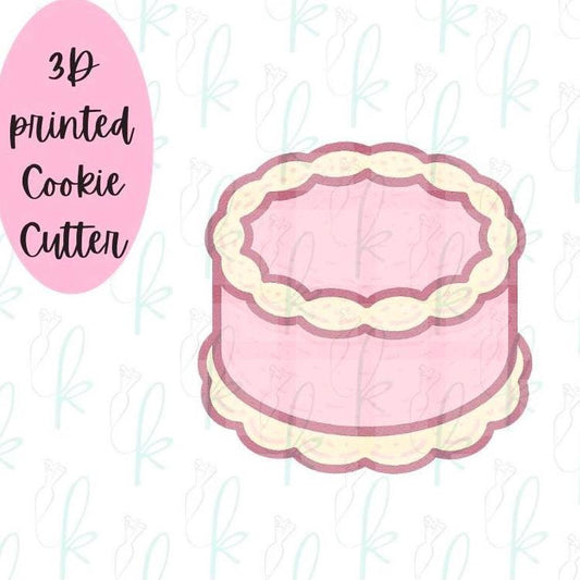 Vintage Round Cake Cookie Cutter