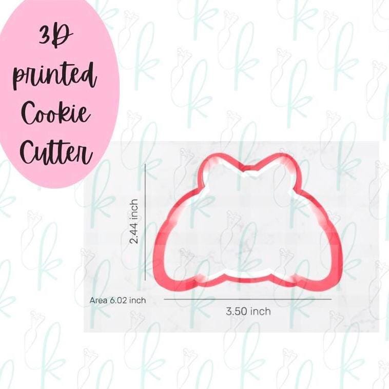 Bow Croissant Cookie Cutter