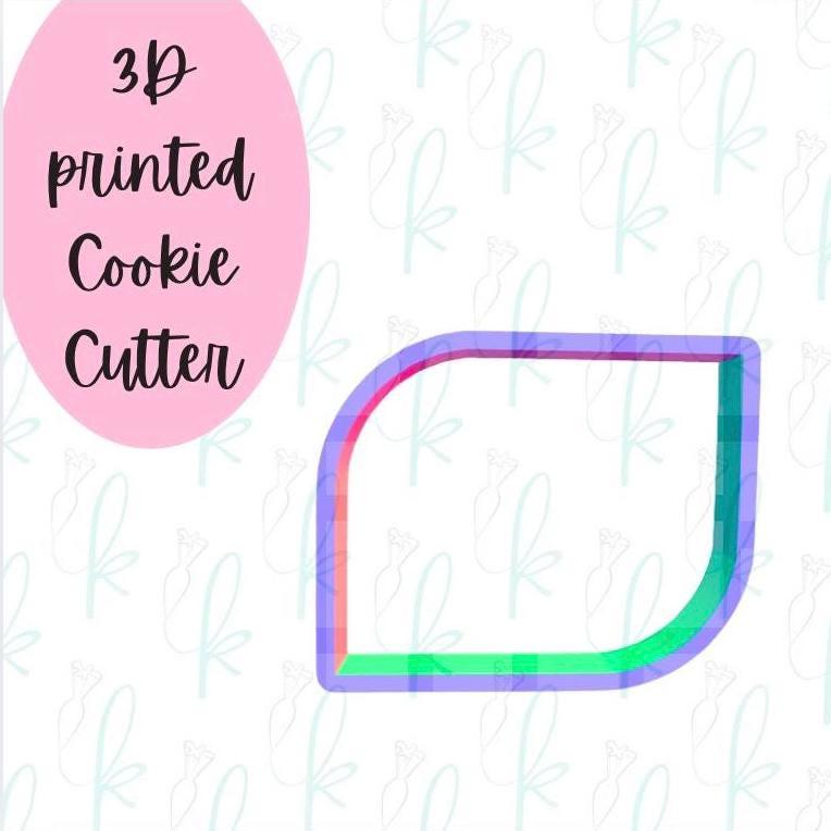 Modern Short Rounded Rectangle Cookie Cutter