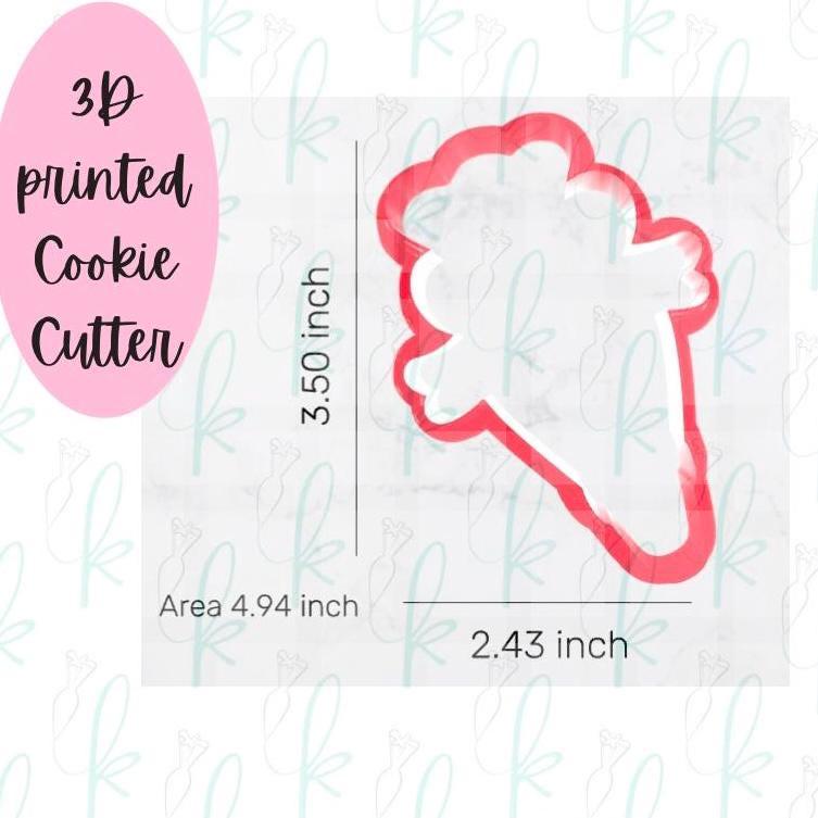 Bow Piping Bag Cookie Cutter