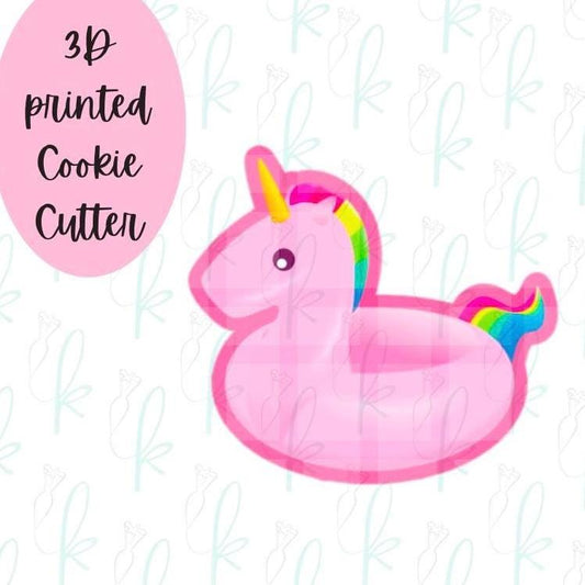 Unicorn Pool Float Cookie Cutter