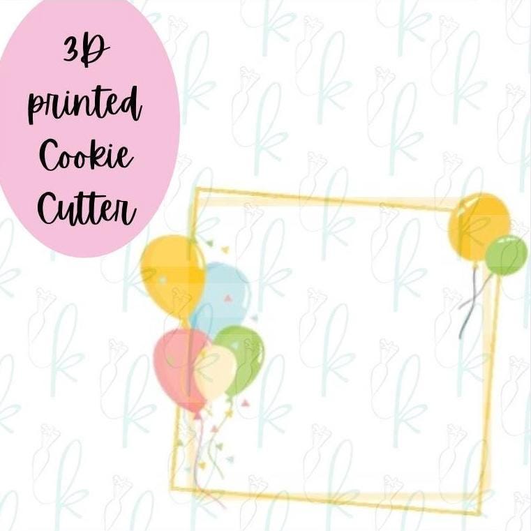Balloon Plaque Cookie Cutter