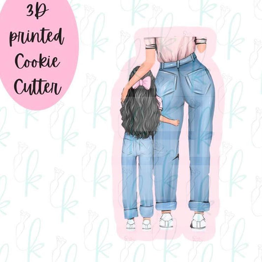 Mom and Daughter Cookie Cutter