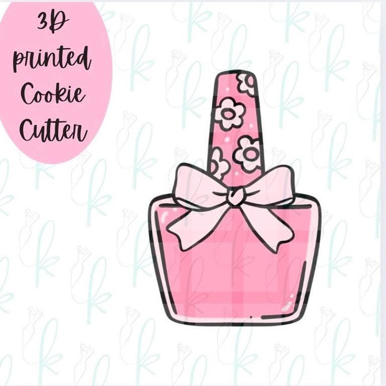 Bow Nail Polish Cookie Cutter