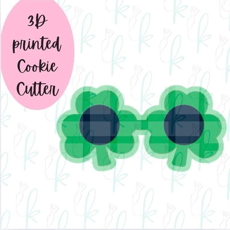 Shamrock Sunglasses Cookie Cutter
