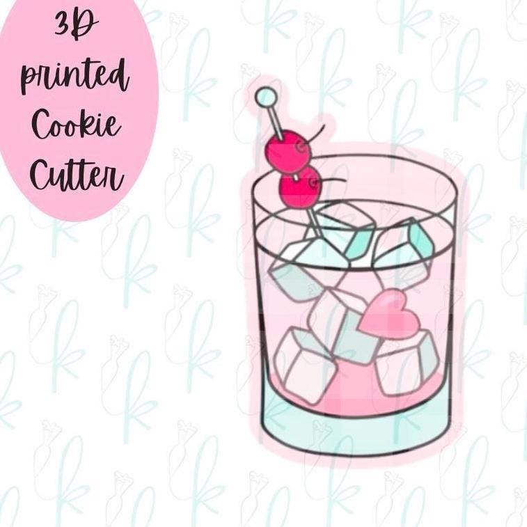 Old Fashioned Cocktail Cookie Cutter