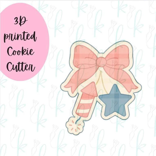 Coquette Bow 4th of July Cookie Cutter