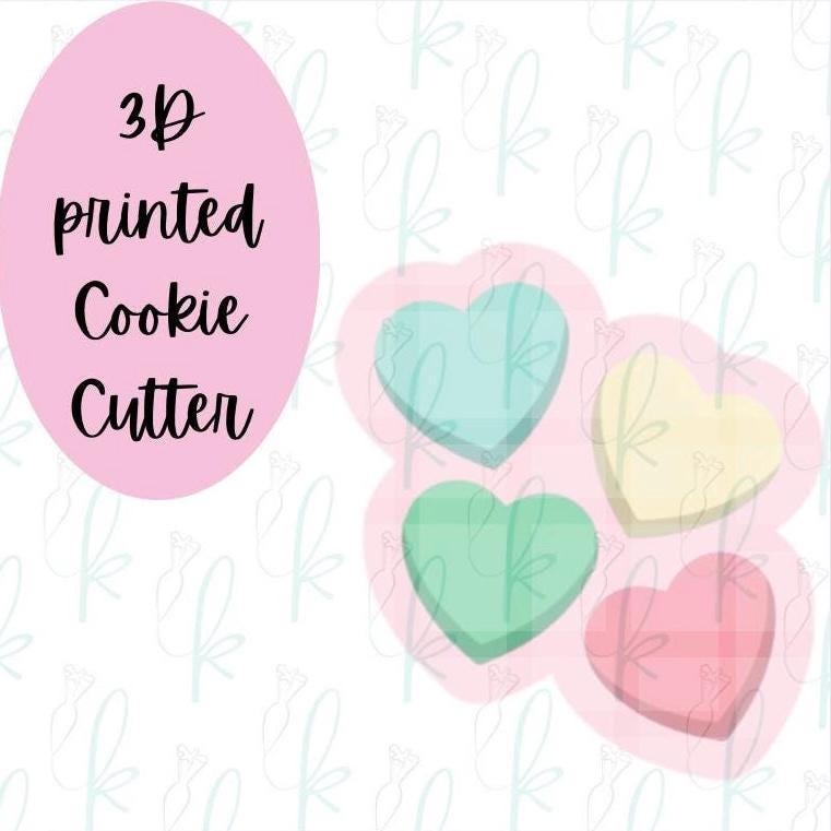 Conversation Hearts Cookie Cutter