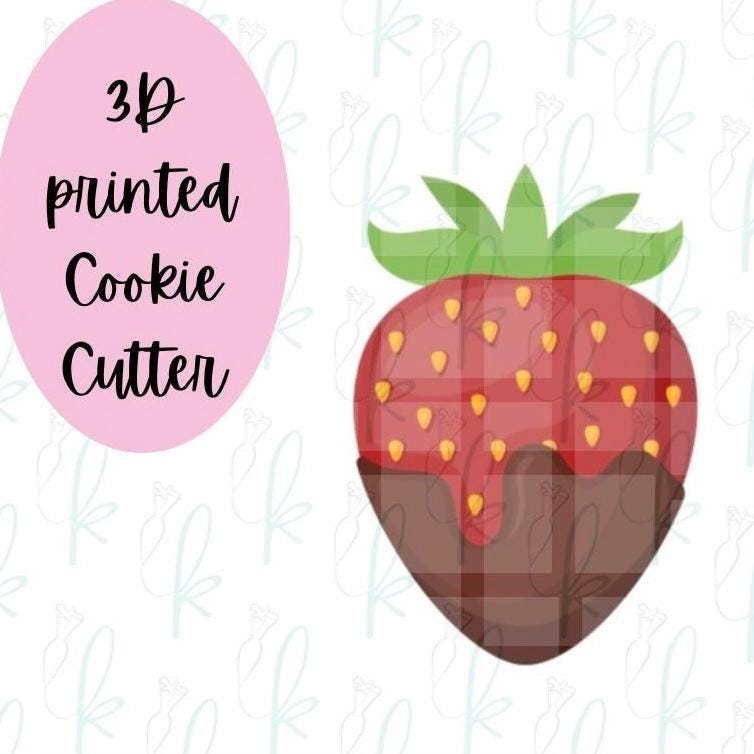 Chocolate Covered Strawberry Cookie Cutter