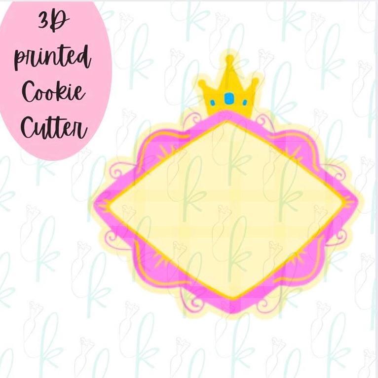 Crown Plaque Cookie Cutter