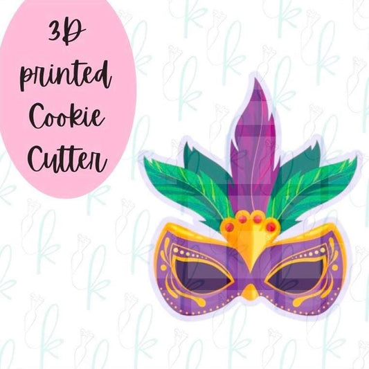 Fancy Feather Mask Cookie Cutter