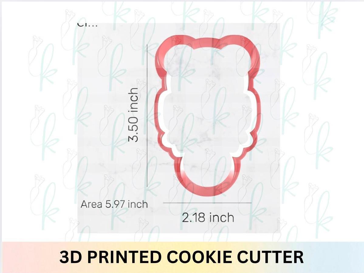 Teddy Bear Rattle Cookie Cutter