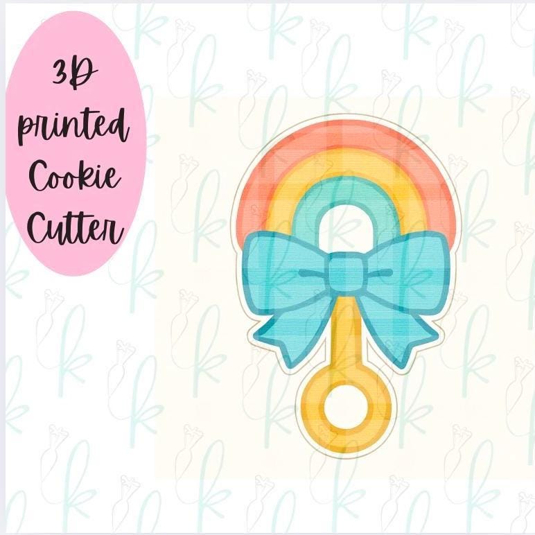 Rainbow Rattle Cookie Cutter
