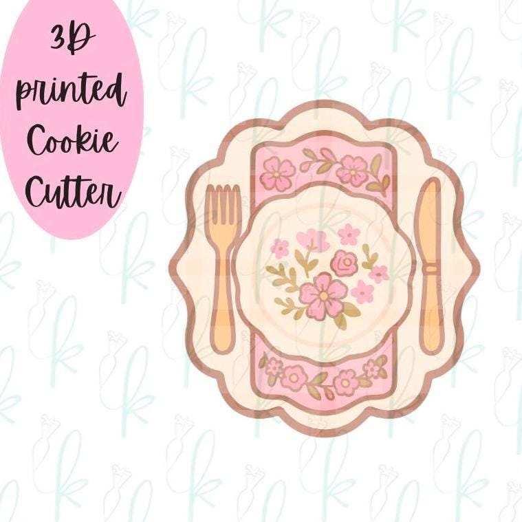 Place Setting Plaque Cookie Cutter