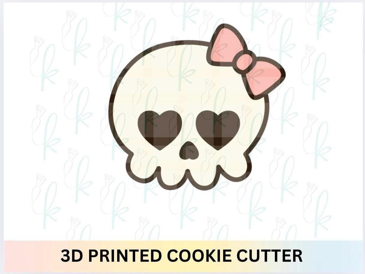 Bow Skull Cookie Cutter