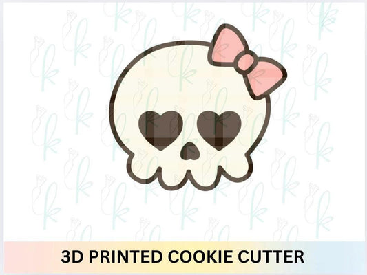 Bow Skull Cookie Cutter