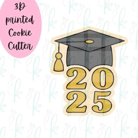 2025 Grad Cap Cookie Cutter