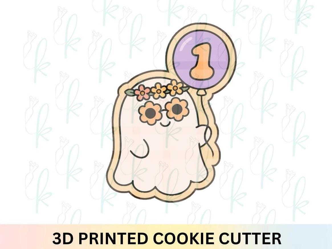Groovy Balloon Ghost Cookie Cutter