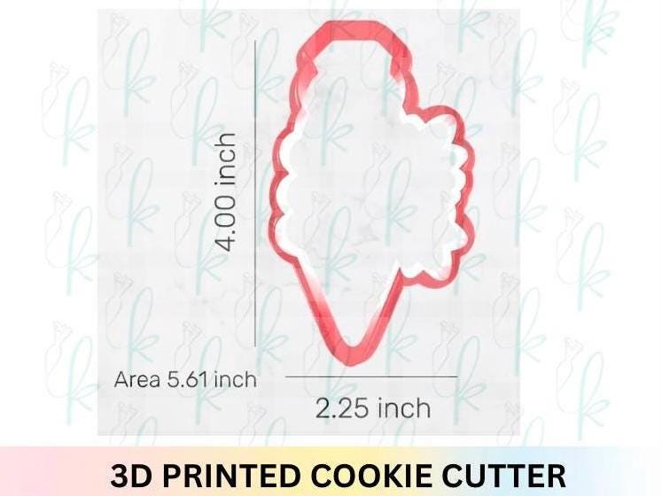 Diamond Ring Ice Cream Cone Cookie Cutter