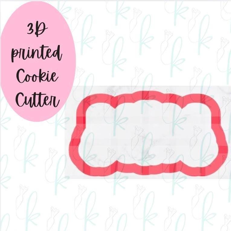 Floral Mom Plaque Cookie Cutter