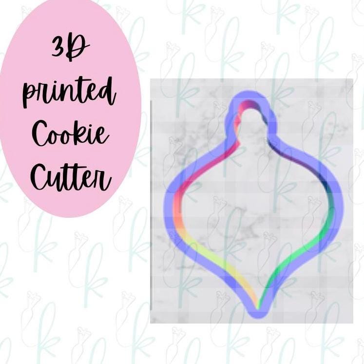 Fancy Christmas Ornament Cookie Cutter