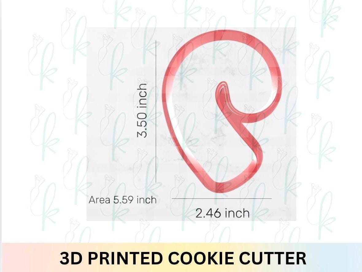 Chunky Candy Cane Cookie Cutter