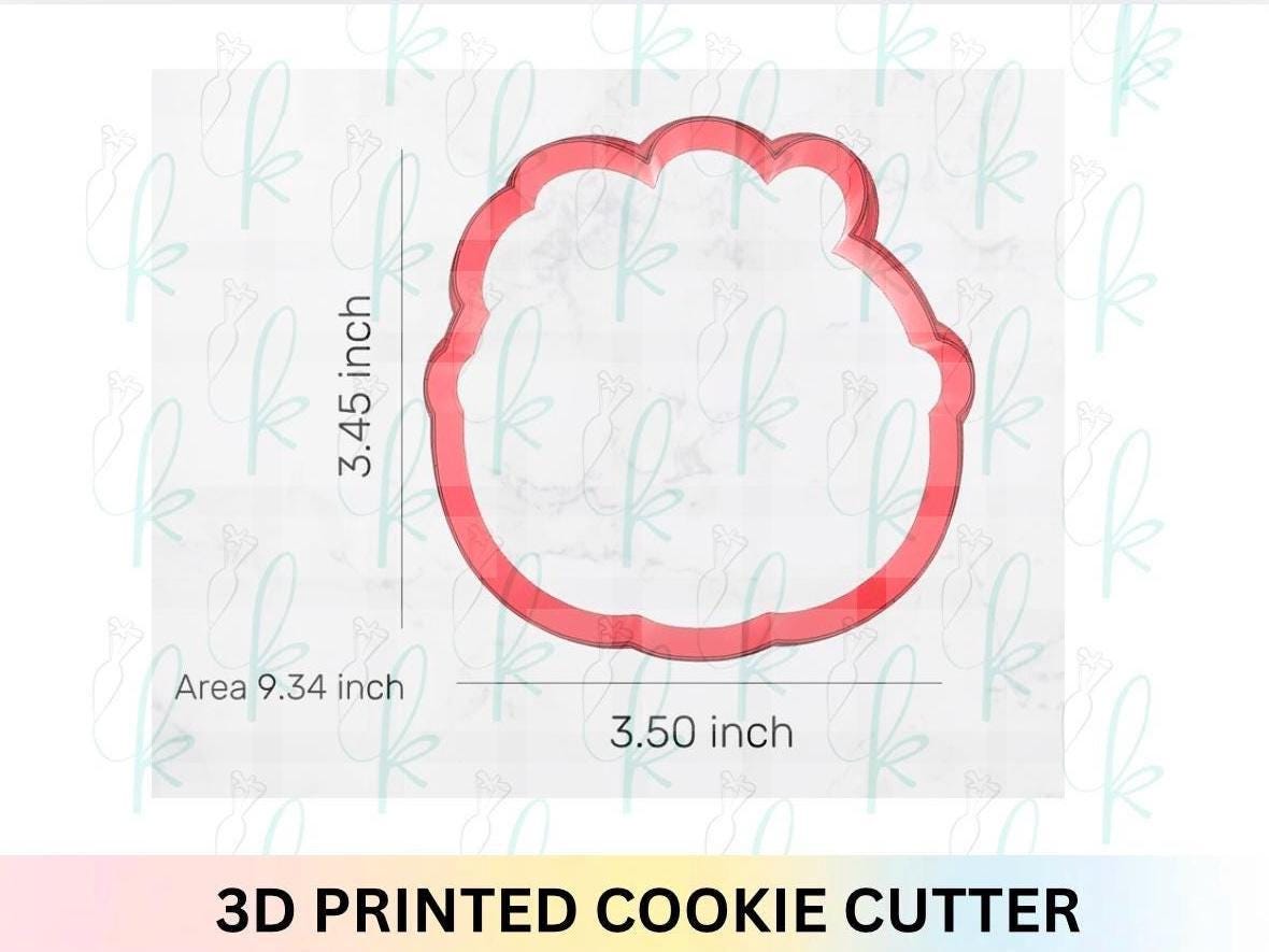 Cute Nerdy Pumpkin Cookie Cutter