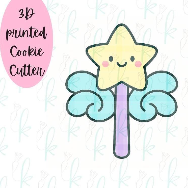 Cute Star Wand Cookie Cutter