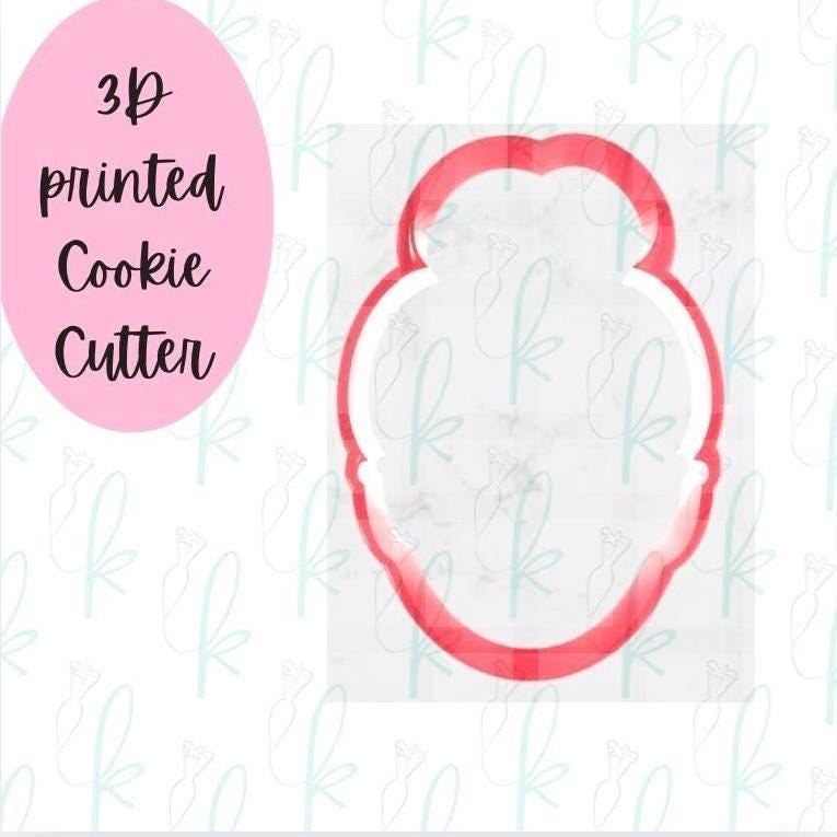 Mom Bun Cookie Cutter