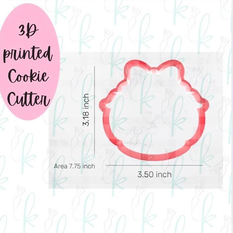 Wavy Bow Classic Plaque Cookie Cutter