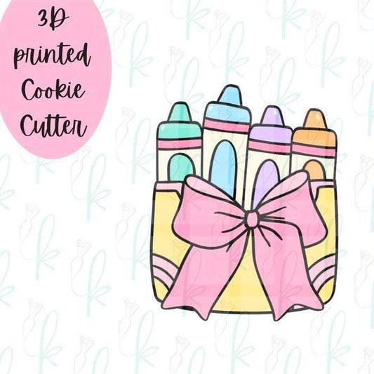Bow Crayon Box Cookie Cutter