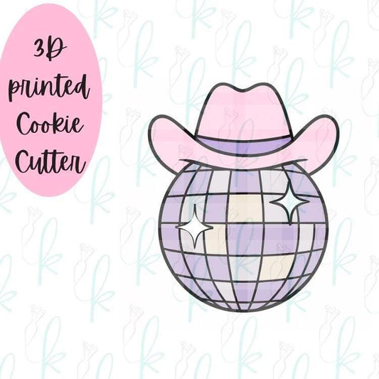 Cowboy Hat Disco Ball Cookie Cutter