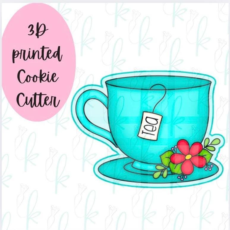 Floral Teacup Cookie Cutter