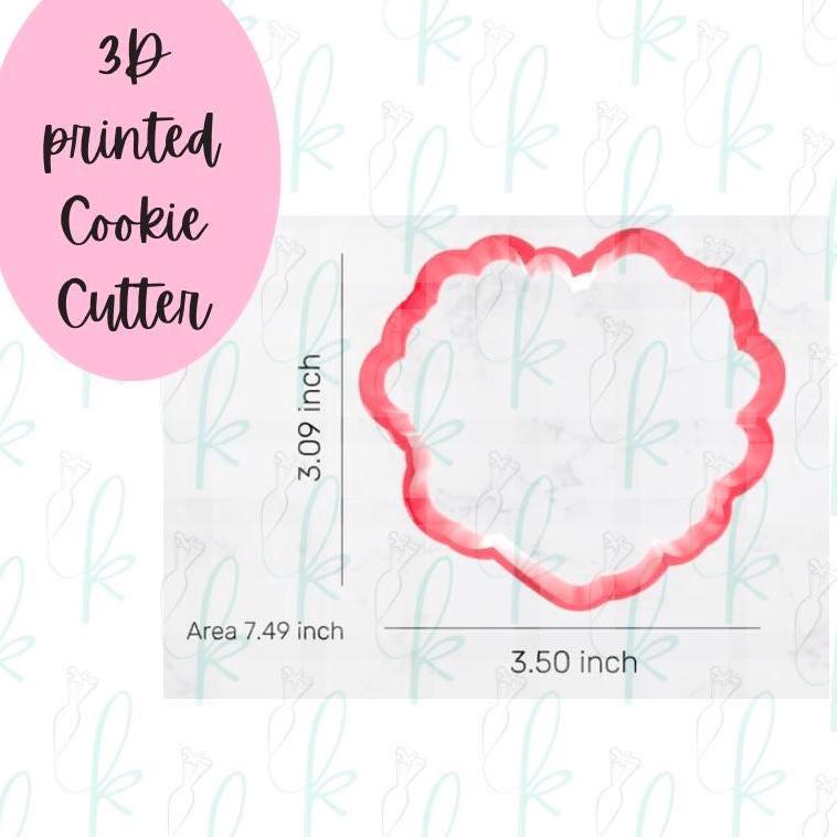 Mom Floral Heart Cookie Cutter