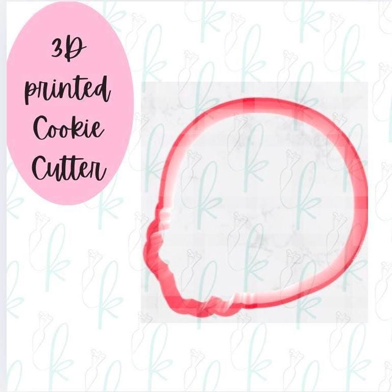 Floral Circle Plaque Cookie Cutter