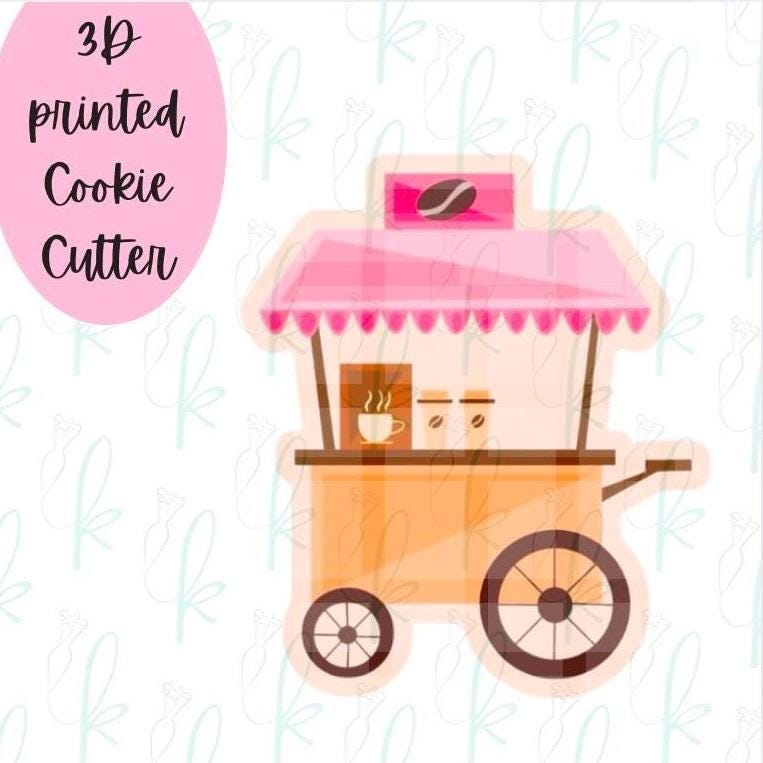 Coffee Cart Cookie Cutter