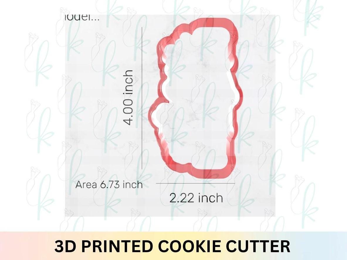 Fall In Love Plaque 3D Printed Cookie Cutter