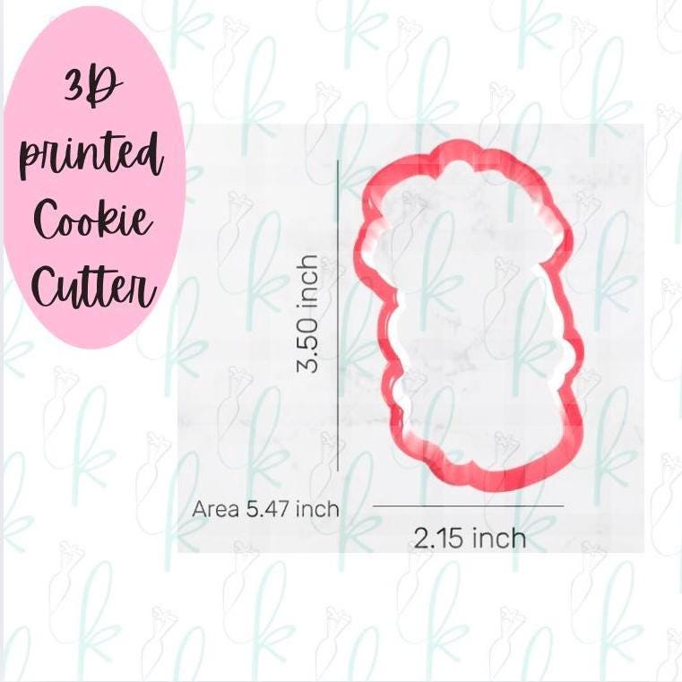 Lemon Champagne Bottle Pop Cookie Cutter