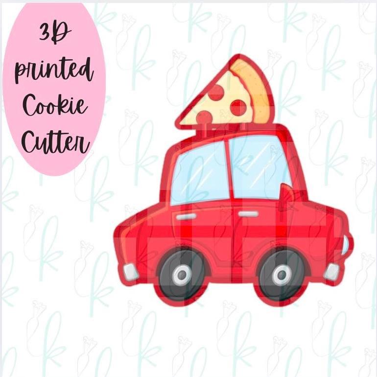 Pizza Delivery Car Cookie Cutter