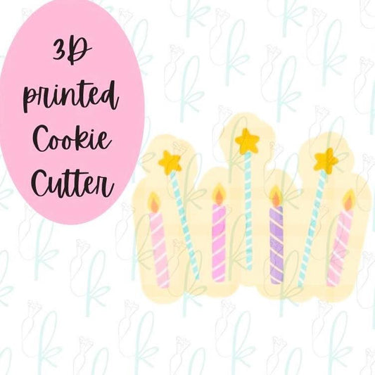 Birthday Candles Cookie Cutter