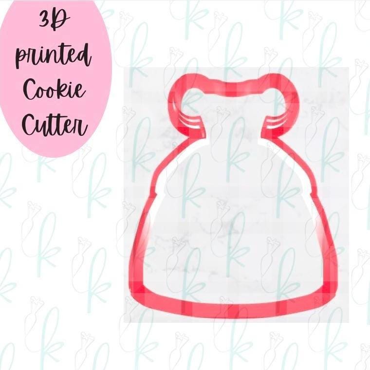 Blue Princess Dress Cookie Cutter