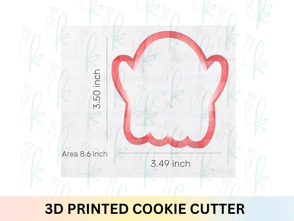 Ghost Holding Banner Cookie Cutter